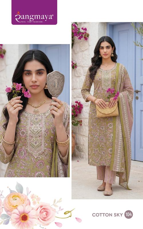Rangmaya cotton sky wholesale kurti market in bhopal